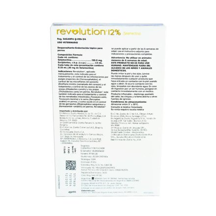 Alternative view of Antiparasitario Revolution Perro 12% (2,6 a 5 Kg)