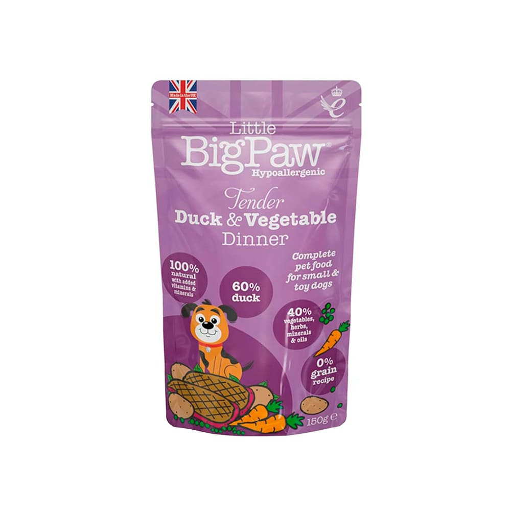 Little Big Paw Pato y Verduras 150 gr