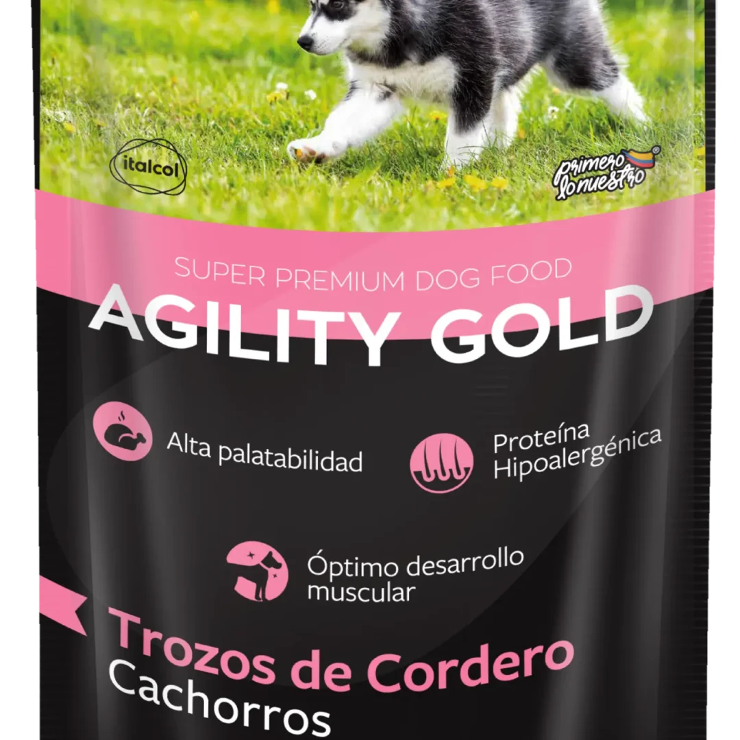 Agility Gold Trozos De Cordero Cachorros 100g