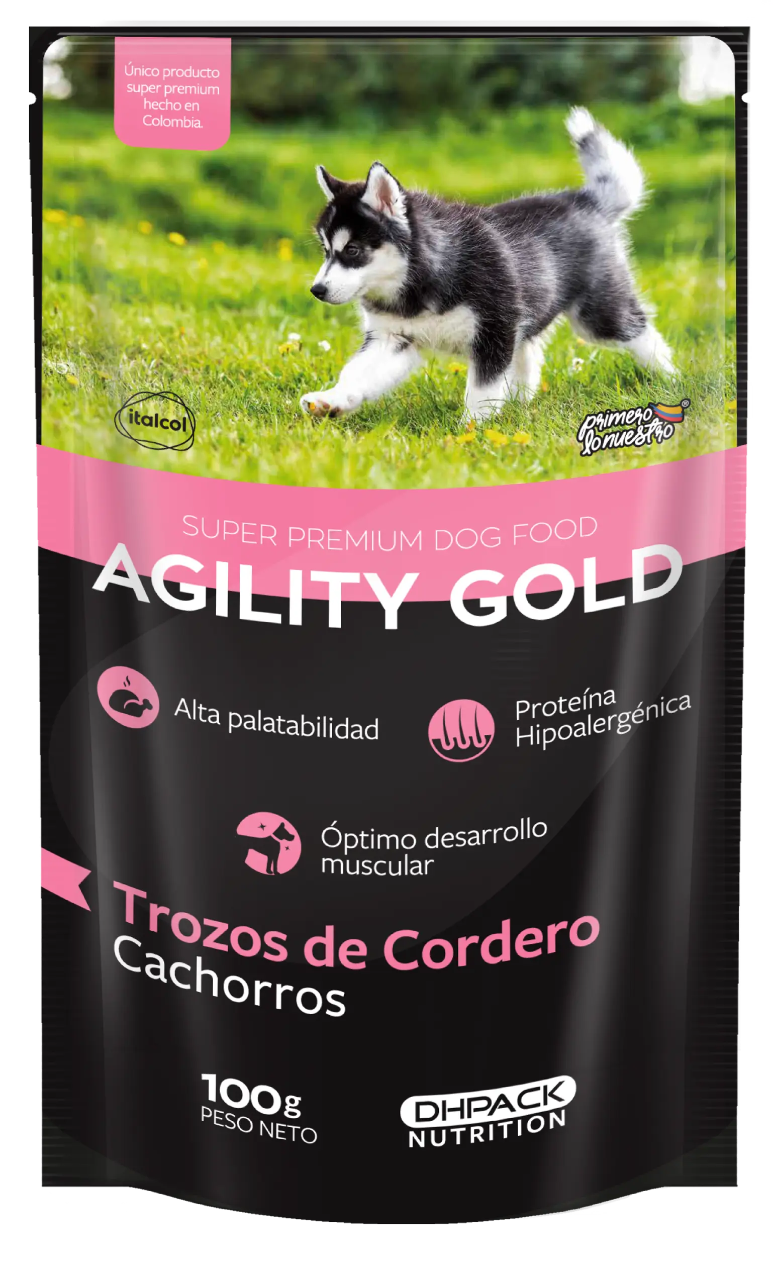 Agility Gold Trozos De Cordero Cachorros 100g