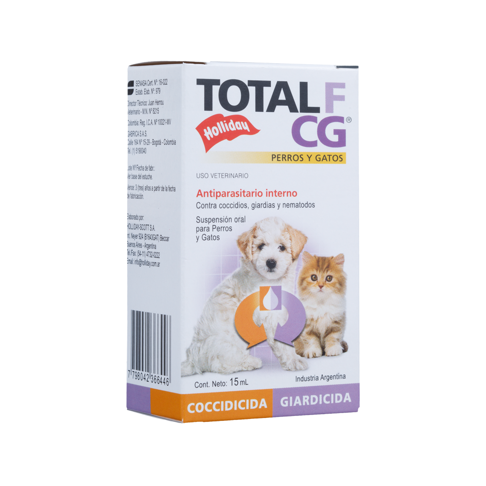 Antiparasitario Interno Total F CG Perro y Gato 15ml - Image 2