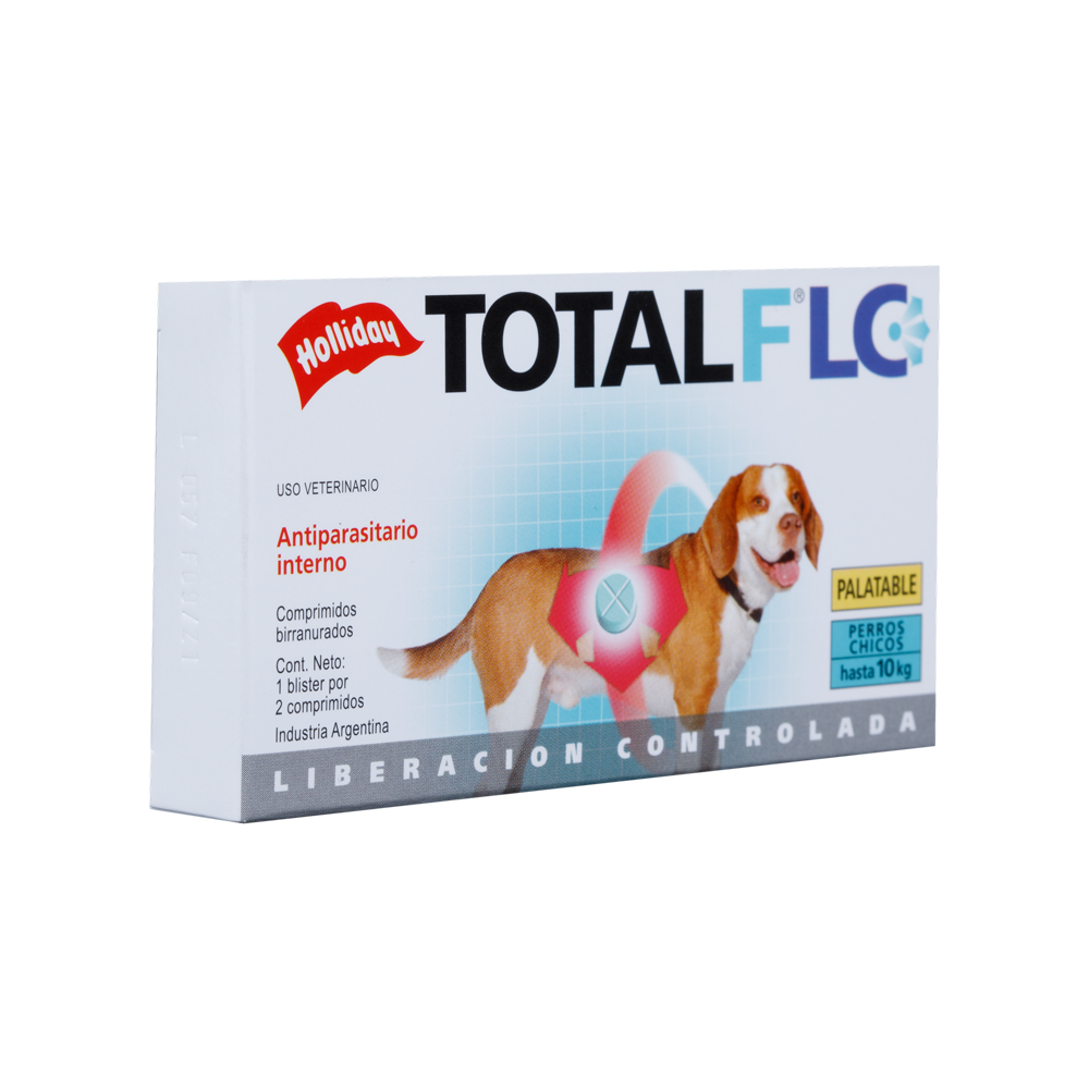 Antiparasitario Interno Total FLC Perro Pequeño (Hasta 10 Kg) 2 Tabletas