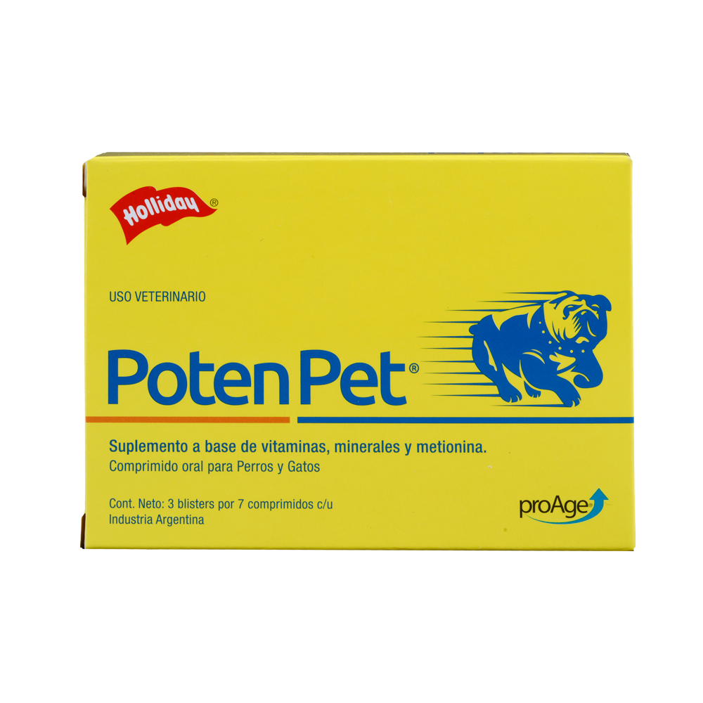 Poten Pet Biomodulador para Perros y Gatos comprimidos