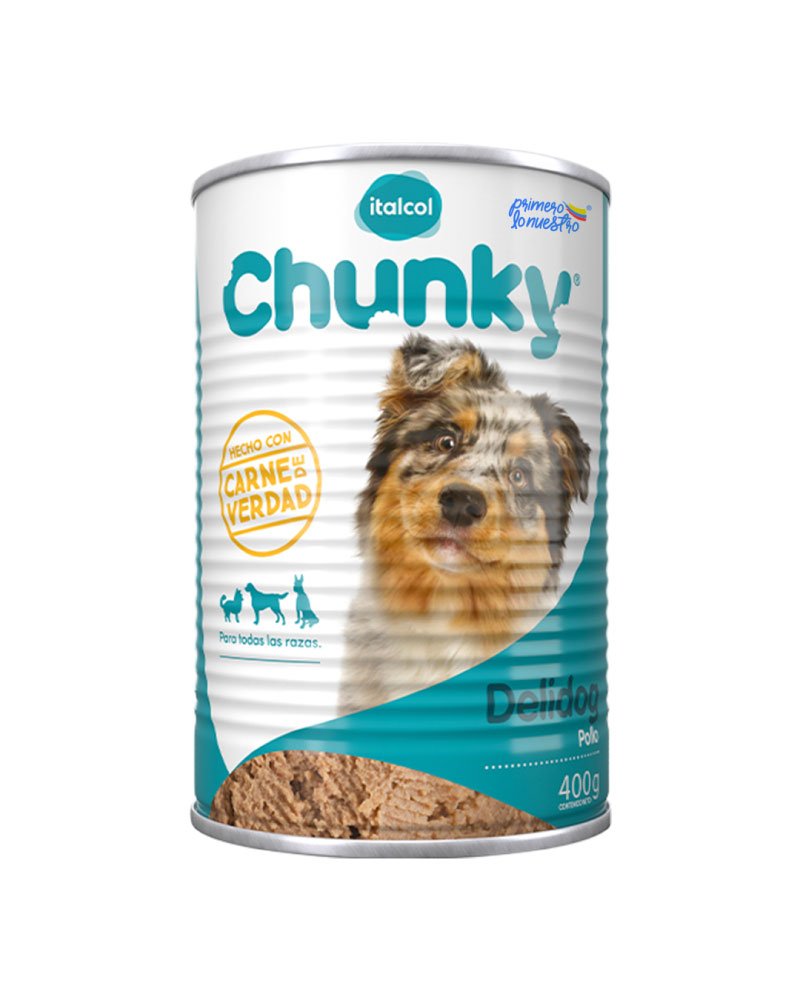 Chunky DeliDog Comida Húmeda Pollo 400g