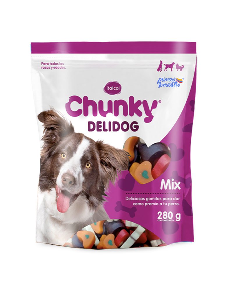 Chunky DeliDog Adultos Mix Gomas 280g