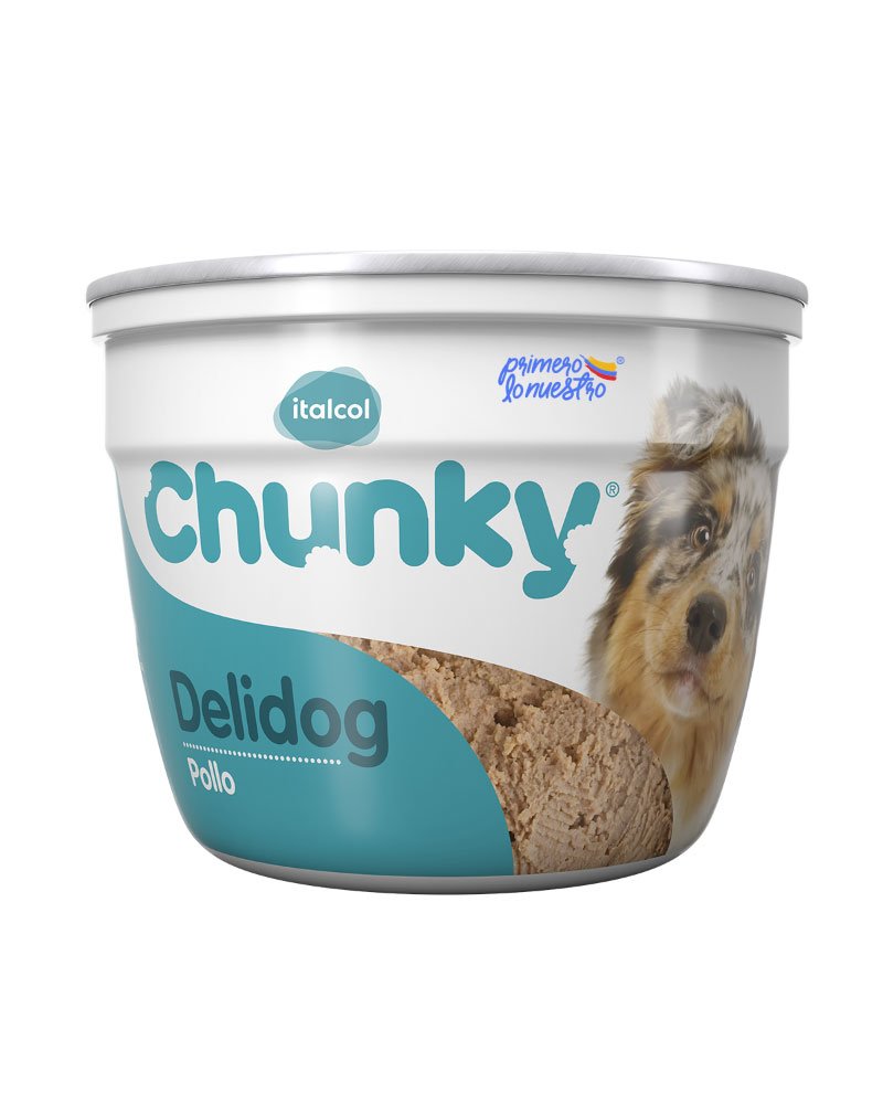 Chunky Pote Delidog sabor a Paté de Pollo para perro adulto 156g