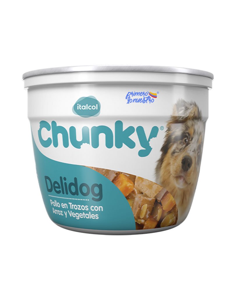 Chunky Pote Delidog trozos de Pollo para perros 156g