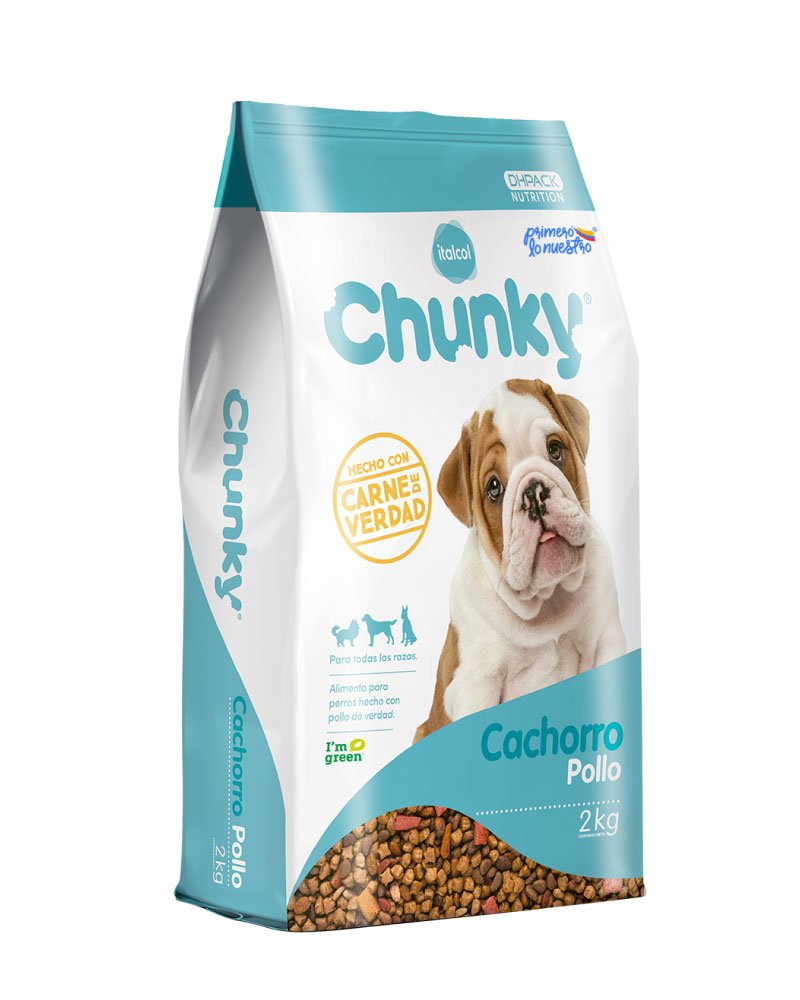 Chunky Perros Cachorros Pollo y Arroz