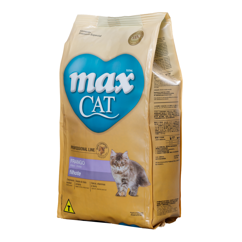 Max Cat Professional Line Filhote Frango 1 Kg