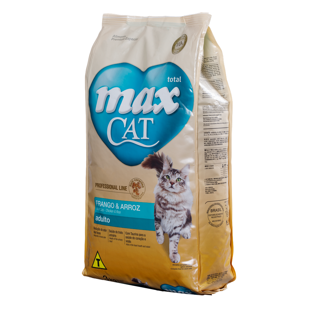 Max Cat Professional Line Adulto Frango & Arroz 1 Kg