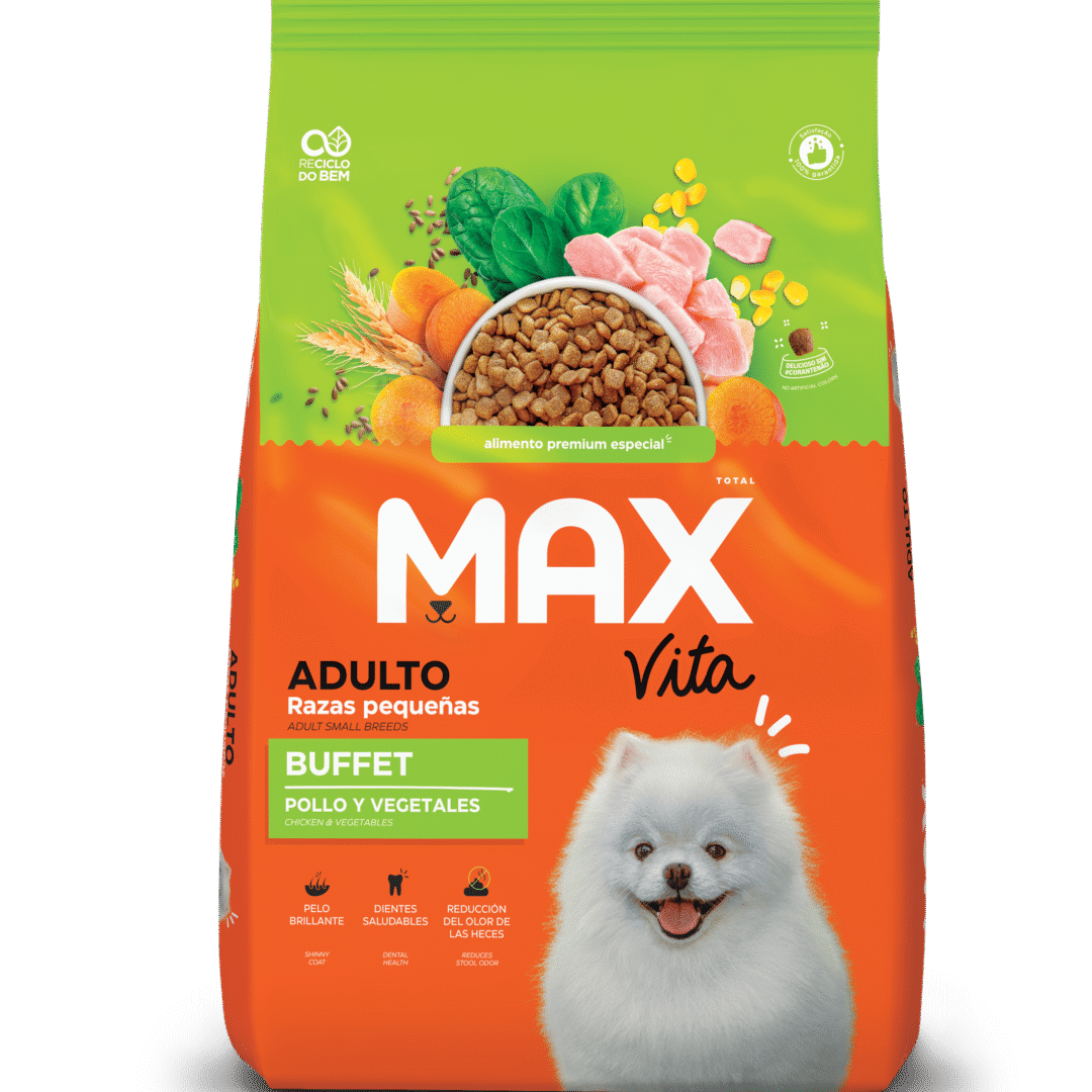 Max Vita Adulto Buffet Razas Pequeñas Pollo y Vegetales