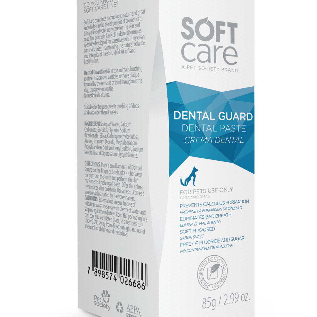 Crema Dental para Perros y Gatos Soft Care Dental Guard 85 Gr