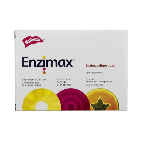 Enzimax para Perros y Gatos 20 Tabletas