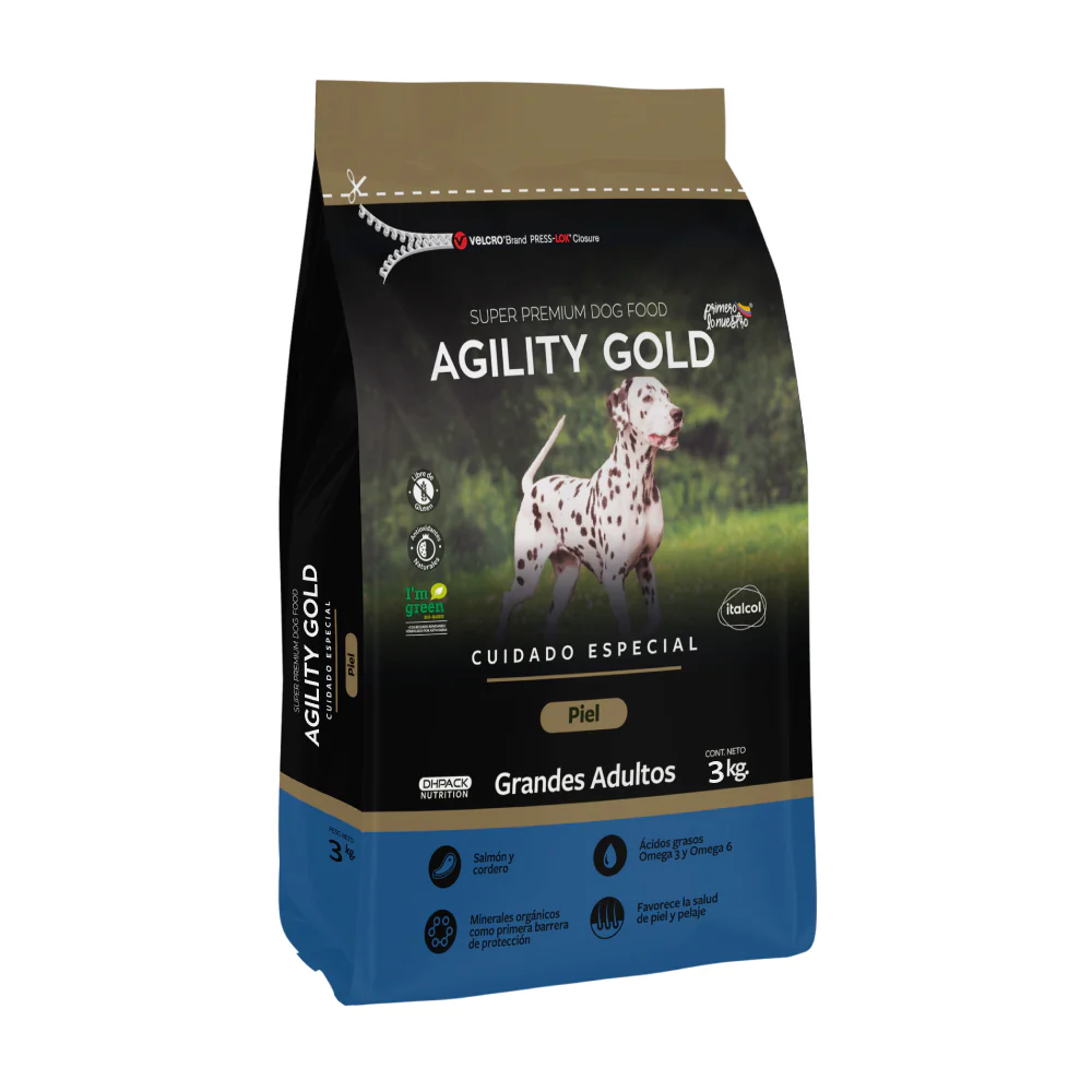 Agility Gold Piel Perros Grandes Adultos