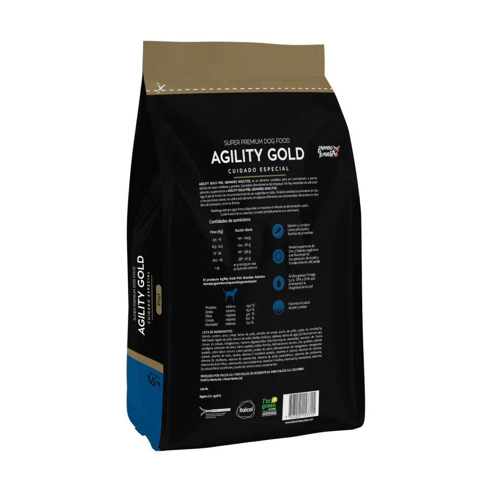 Agility Gold Piel Perros Grandes Adultos - Image 2