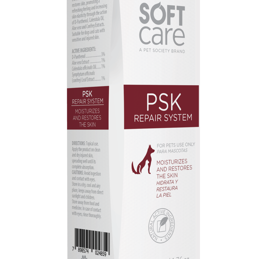 Loción Cicatrizante para Perros y Gatos Soft Care PSK Repair System 50 Gr