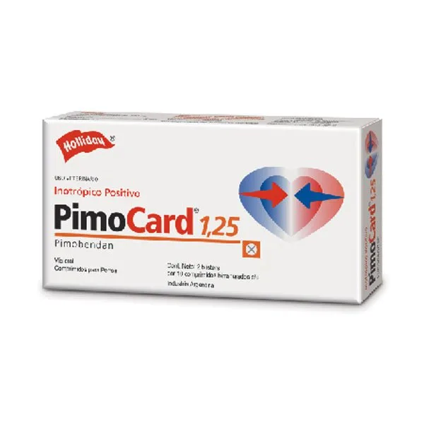 Pimocard Perros 1,25mg 20 Tabletas