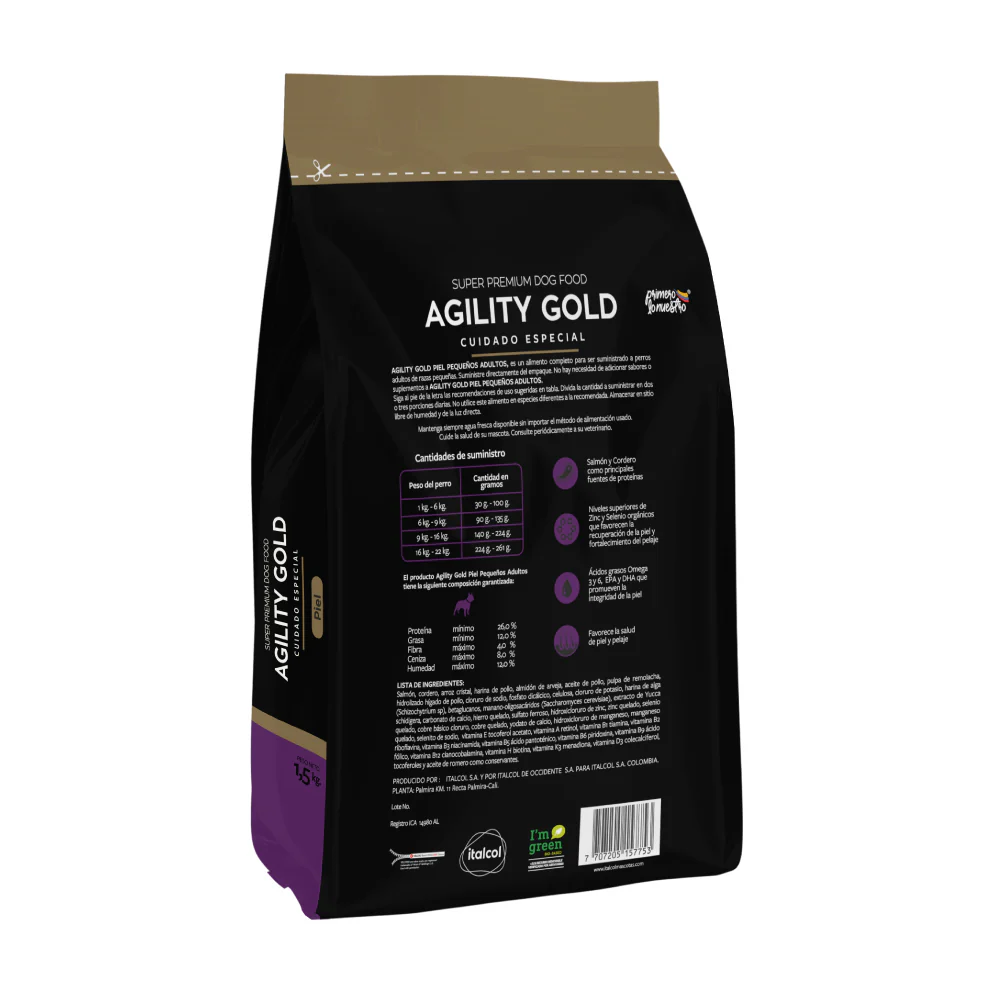 Agility Gold Piel Perros Pequeños Adultos - Image 2