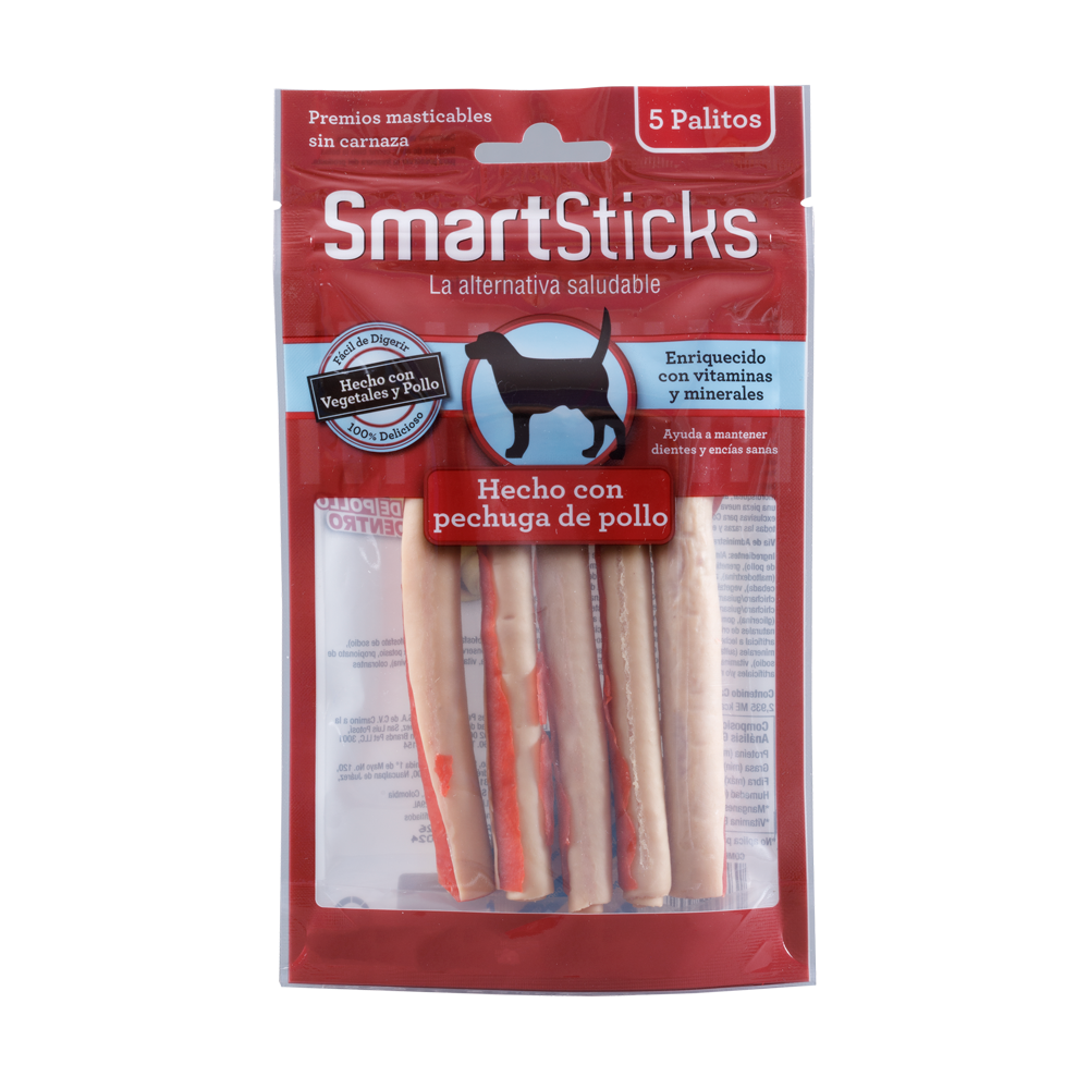 Snack para perro Smartsticks Pollo 5 Und