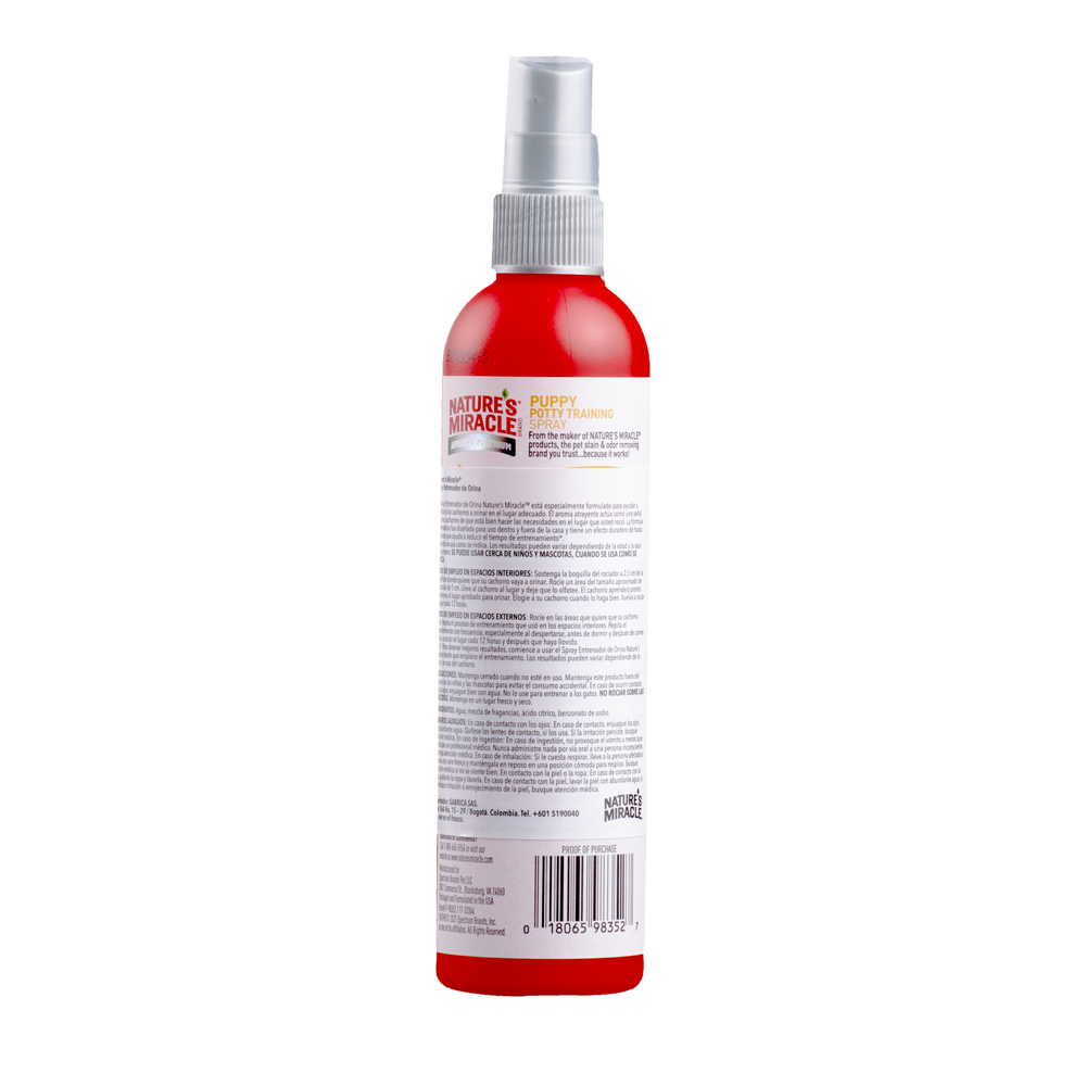Alternative view of Spray Entrenamiento Para Orinar Perro Nature Miracle 8 Onz