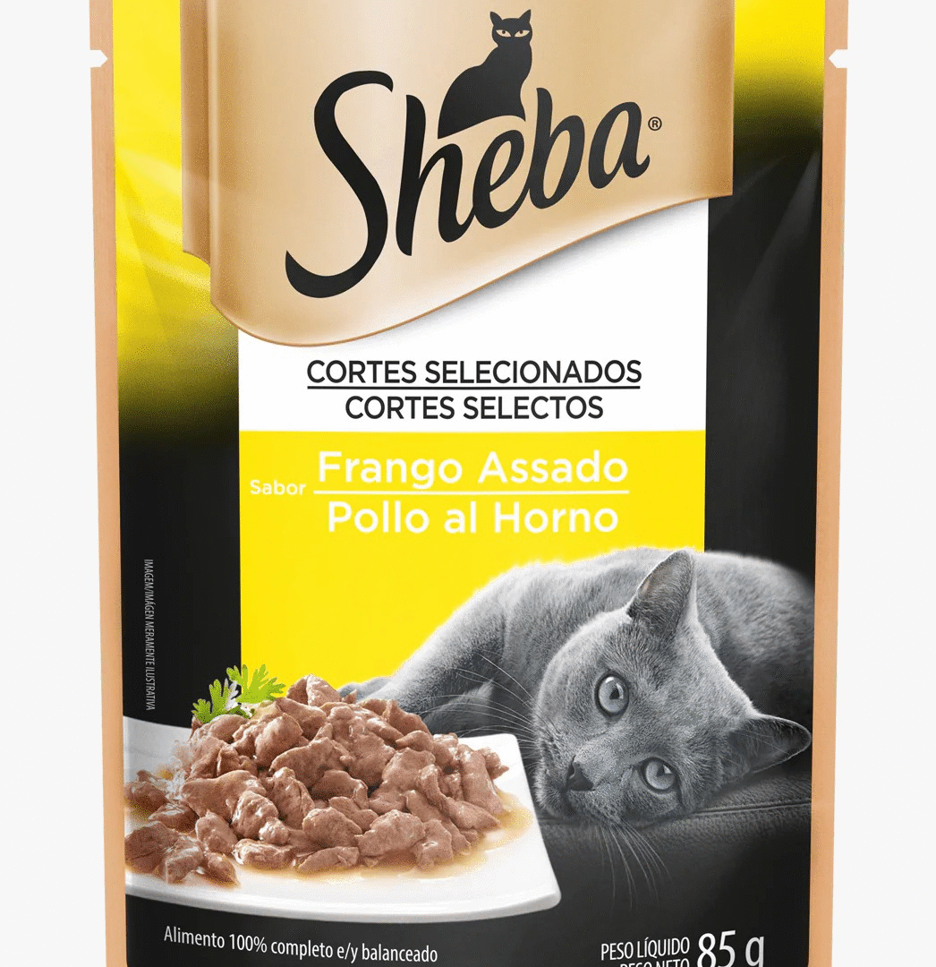 Sheba Comida Húmeda para Gato Sabor a Pollo x 85 gr