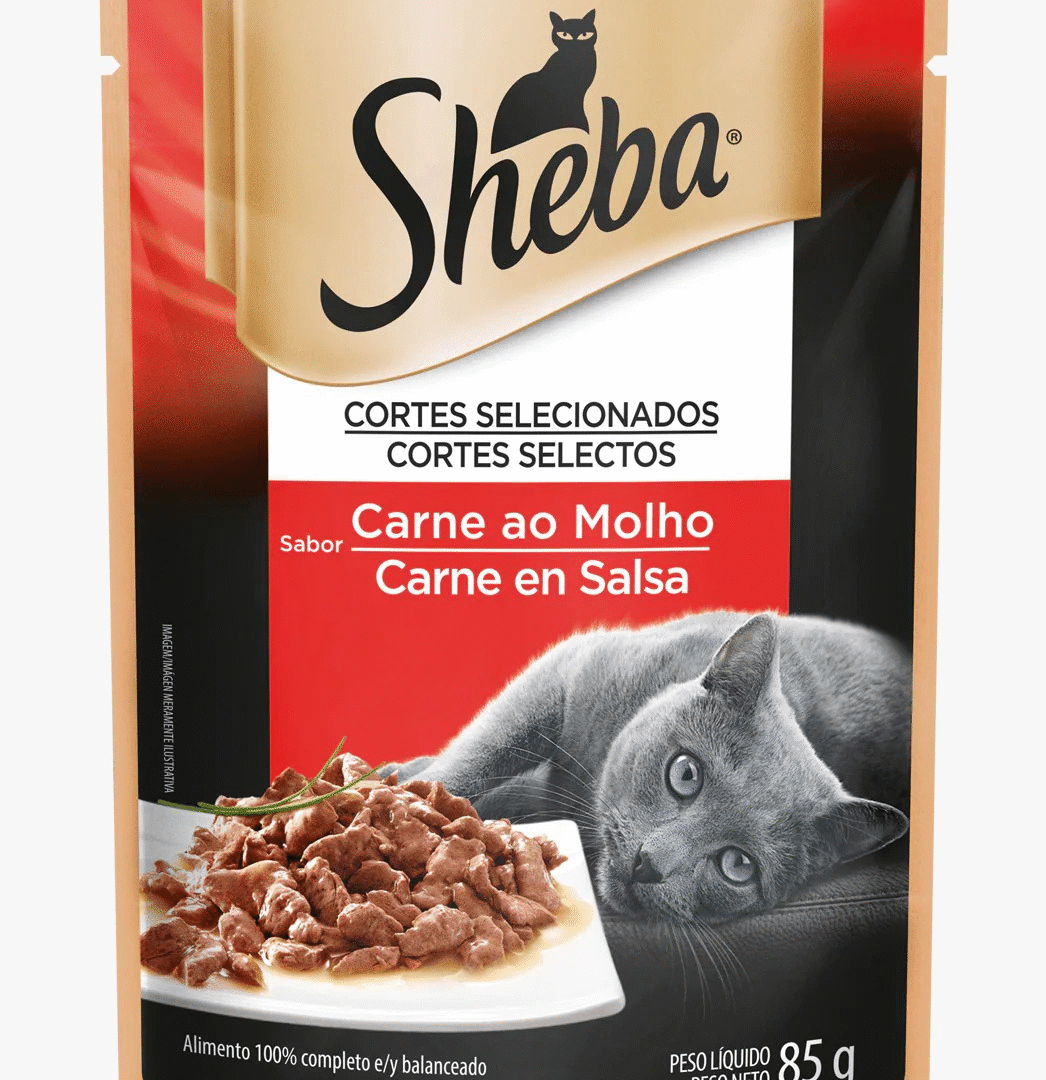 Sheba Comida Húmeda para Gato Sabor a Carne x 85 gr