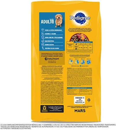 Alternative view of Pedigree Perro Adulto