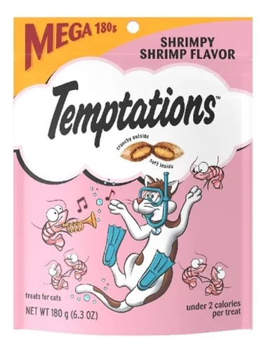 Temptations Snack para gatos Adultos Camarón 180g