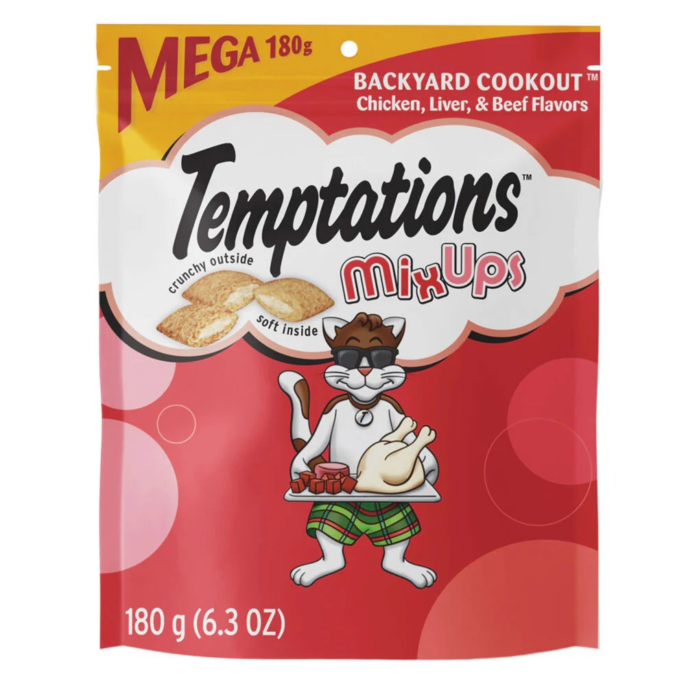 Temptations Snack Gato AD Pollo Hígado y Carne 180g