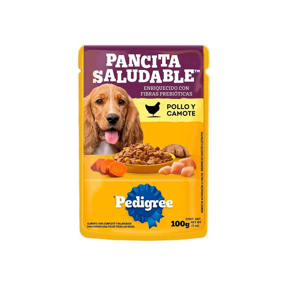 Pedigree Pancita Saludable Pollo & Camote Sobre de 100g