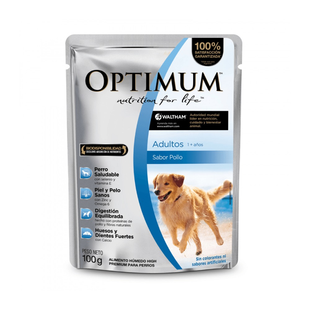Optimum Alimento Húmedo Para Perro Adulto Pollo Sobre 100 g
