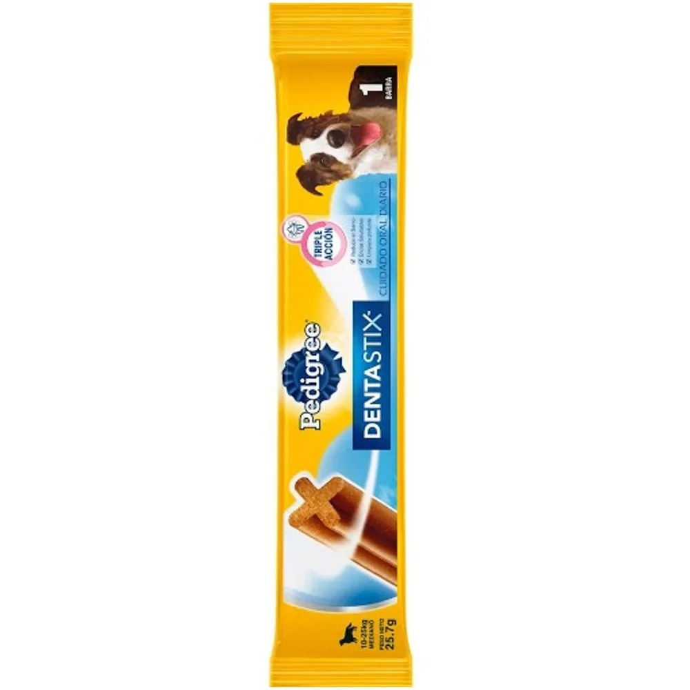 Pedigree Dentastix snack cuidado oral para perro adulto 1 barra