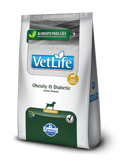 Vet Life Obesity y Diabetic Perro Mini De 2Kg