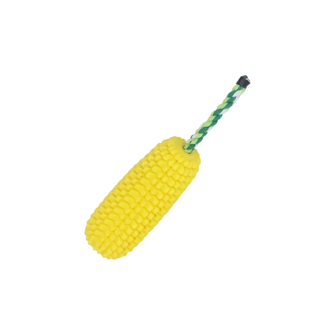 Juguete masticable con forma de palo de maíz para perros