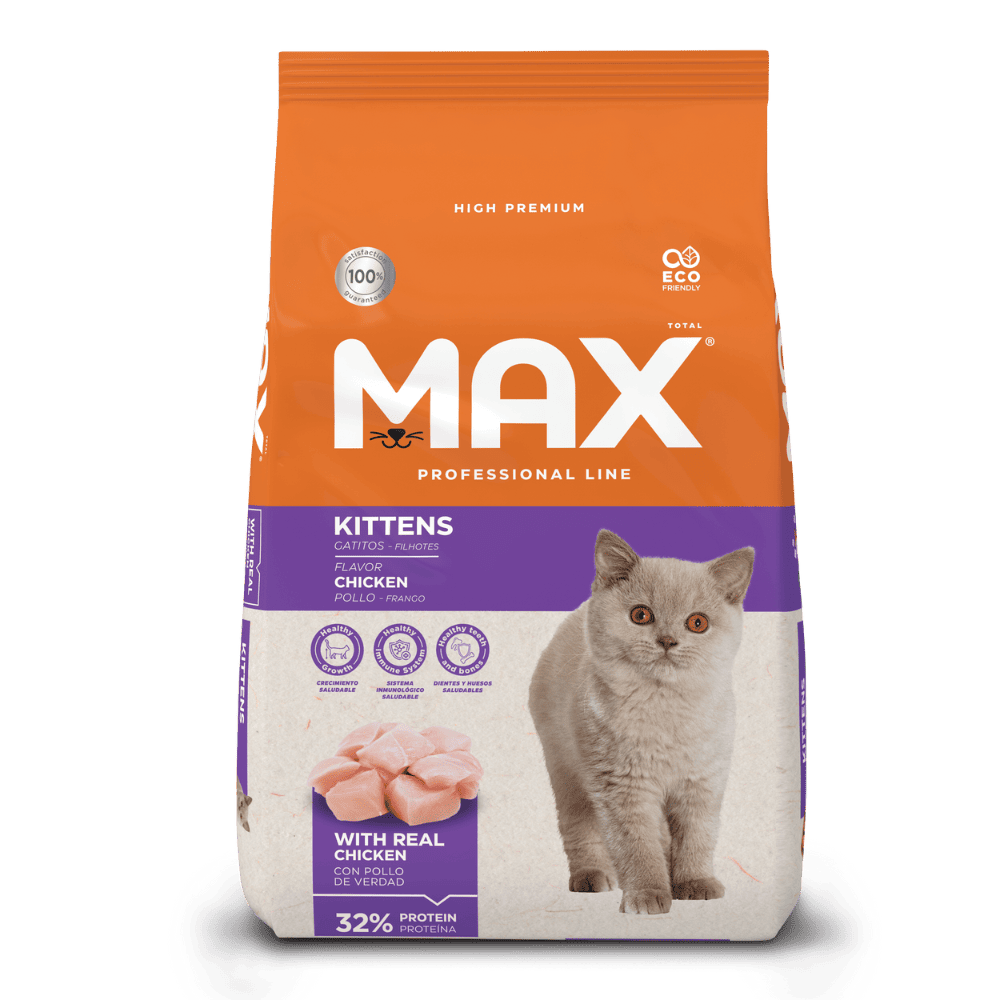 Max Cat Professional Line Filhote Frango 1 Kg
