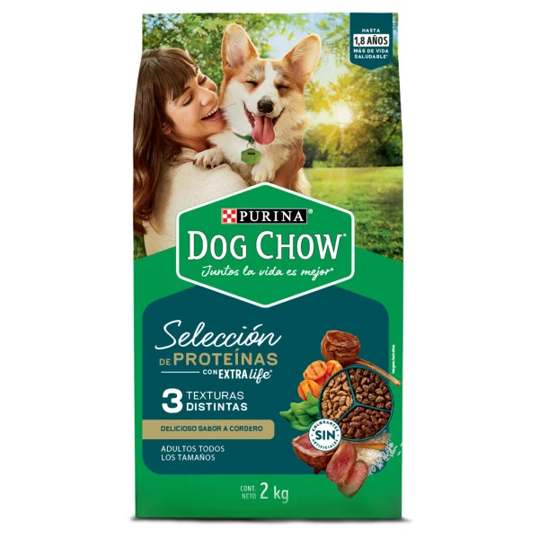 Dog Chow Adulto Seleccion de Proteinas x2kg