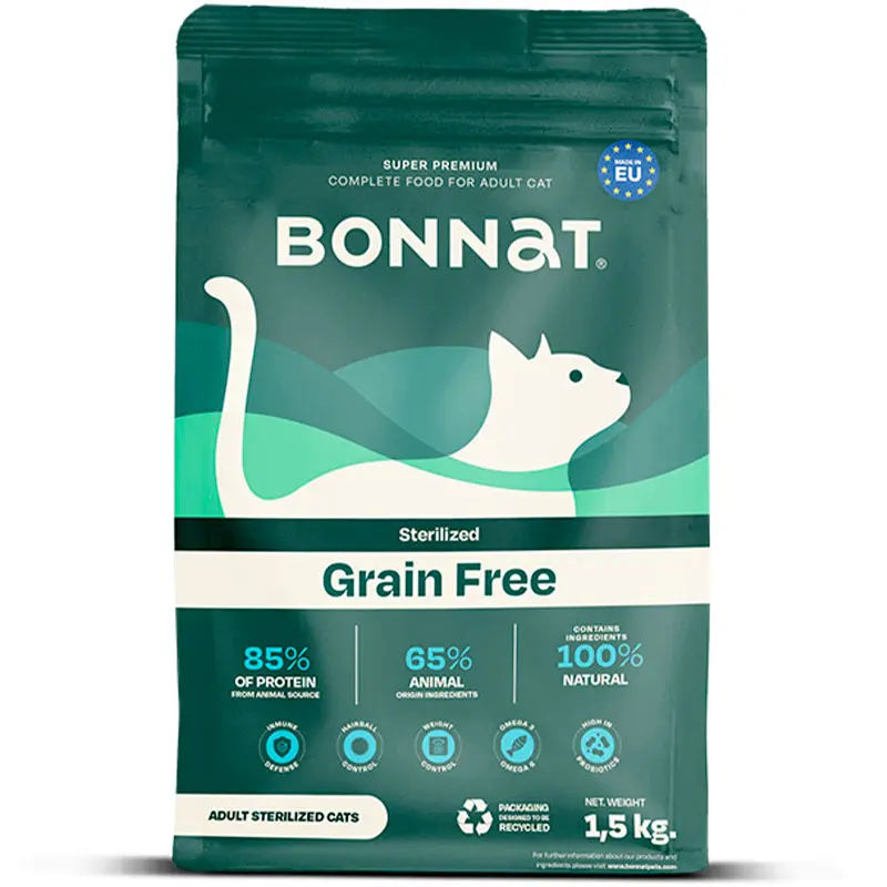 Bonnat Grain Free Sterilized Felino 1.5kg