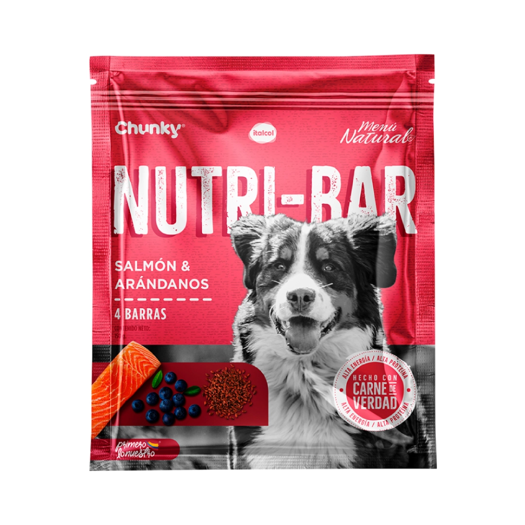 Nutri-Bar Salmon Y Arandanos 160gr x 4 barras