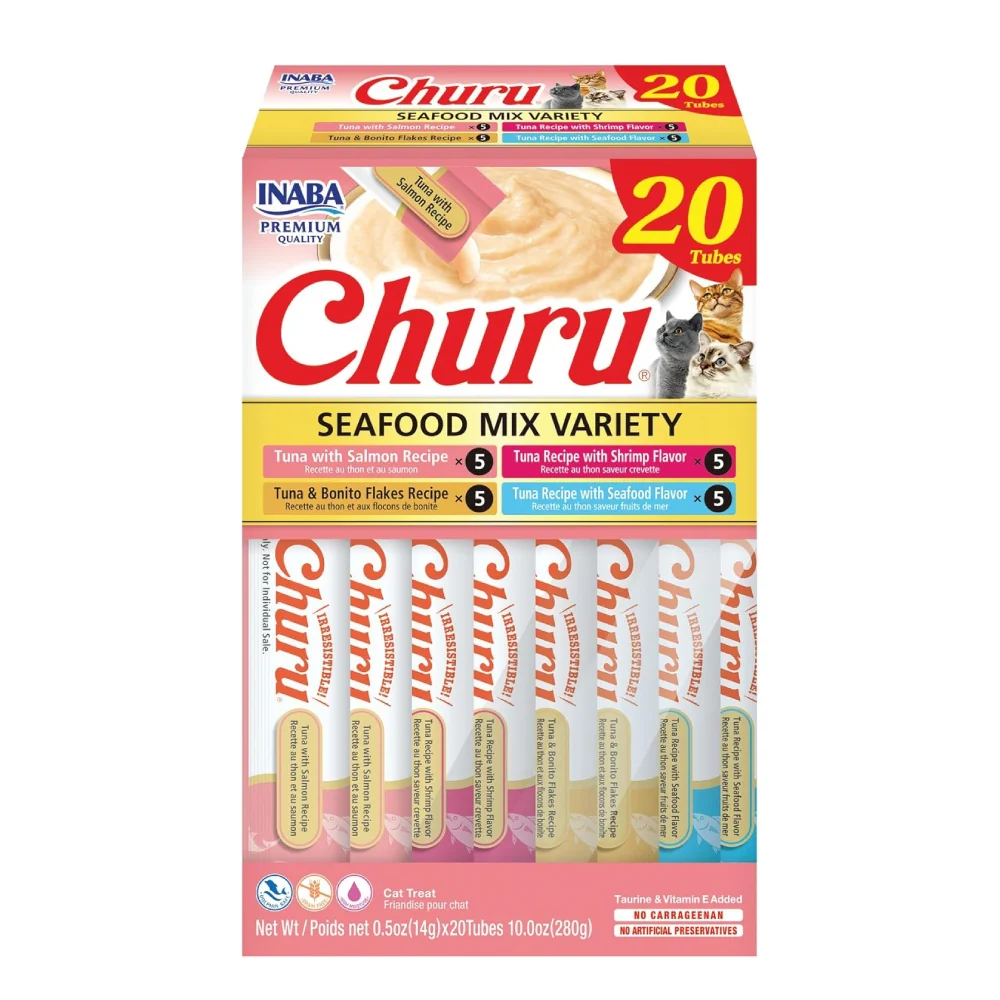 Churu Variety Salmon x 20 Tubos Surtidos