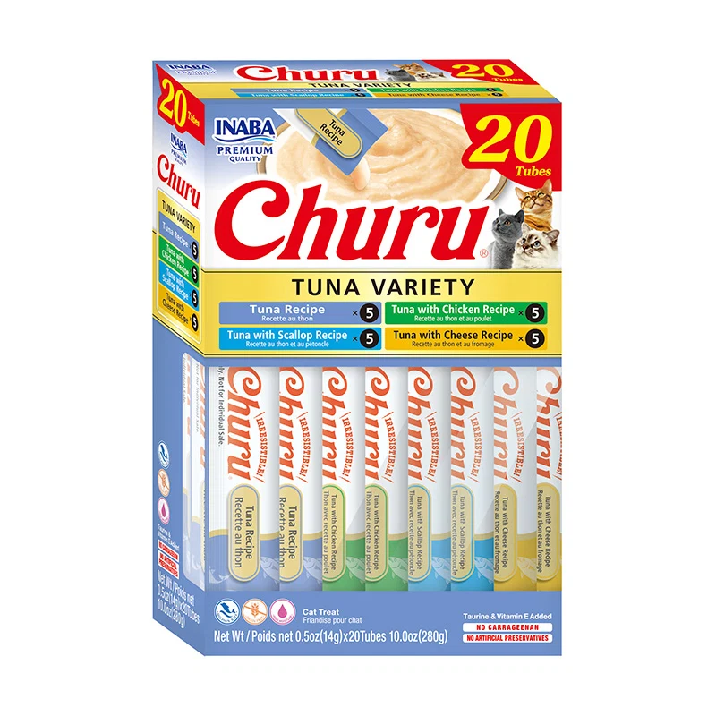 Churu Variety Atun x 20 Tubos Surtidos