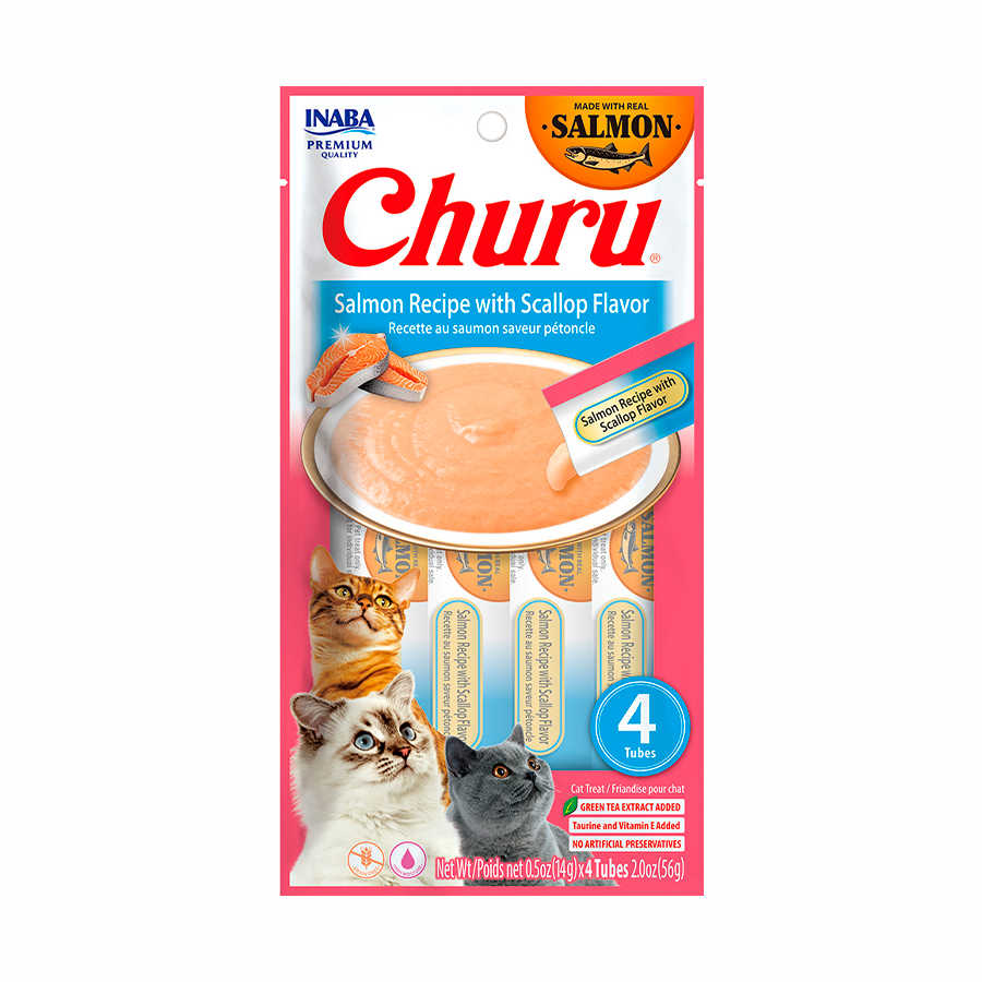 Churu Salmon Recipe With Scallop Flavor x4