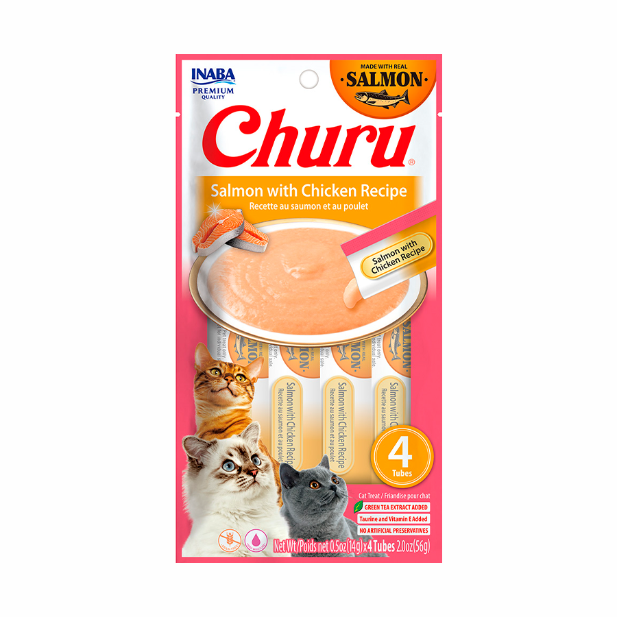 Churu Salmon With Chicken Recipe x4