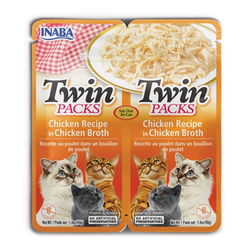 Twin Packs Chicken Recipe In Chicken Broth x40gr