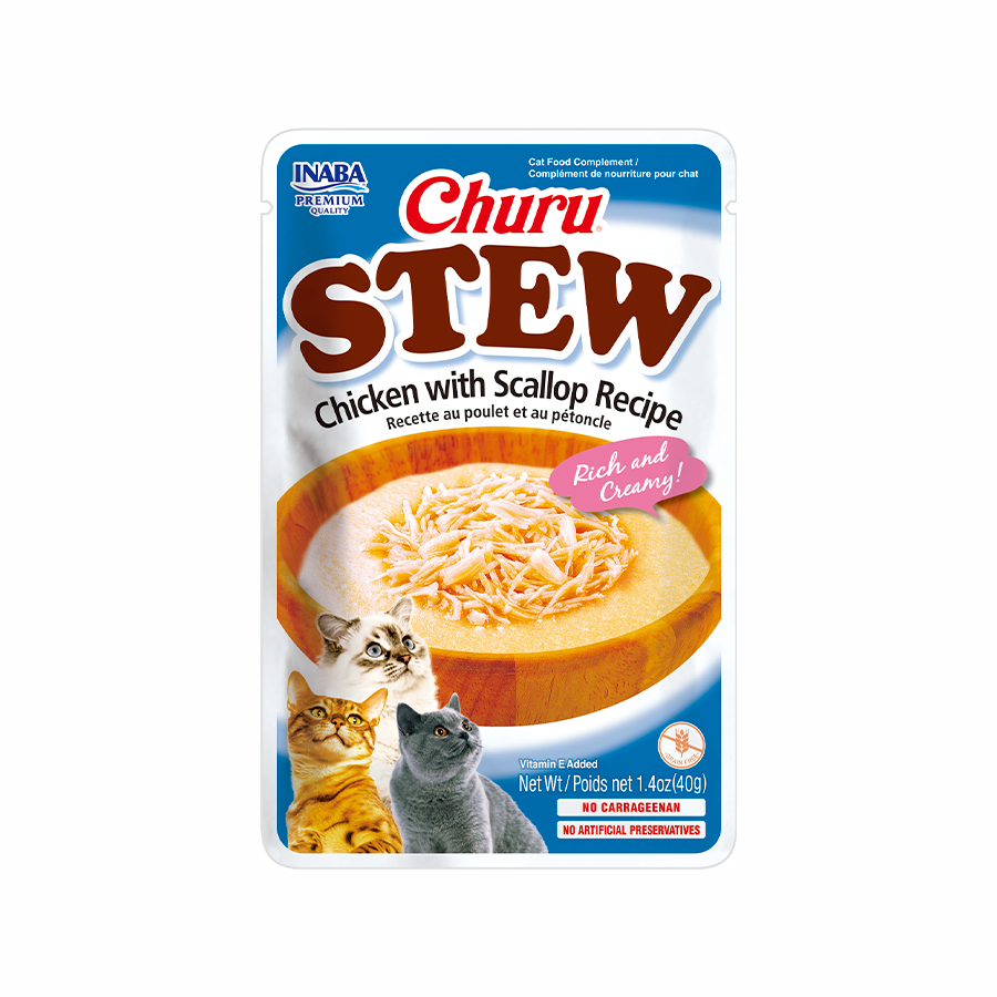 Churu Stew Chicken With Scallop Recipe x40gr