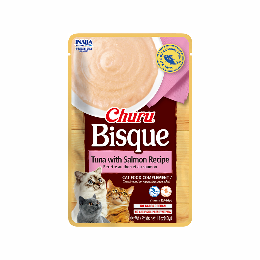 Churu Bisque Tuna With Salmon Recipe x40gr