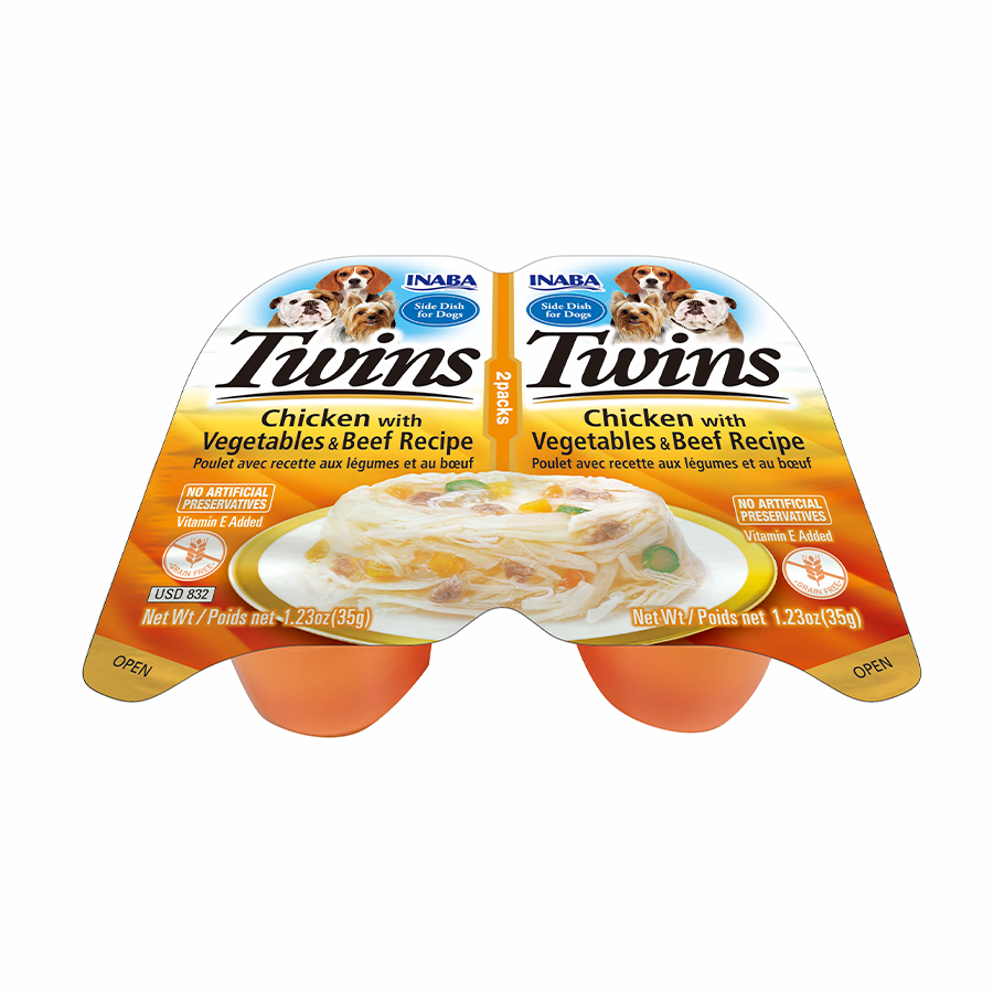Twins Chicken With Vegetables & Beef Recipe x35gr