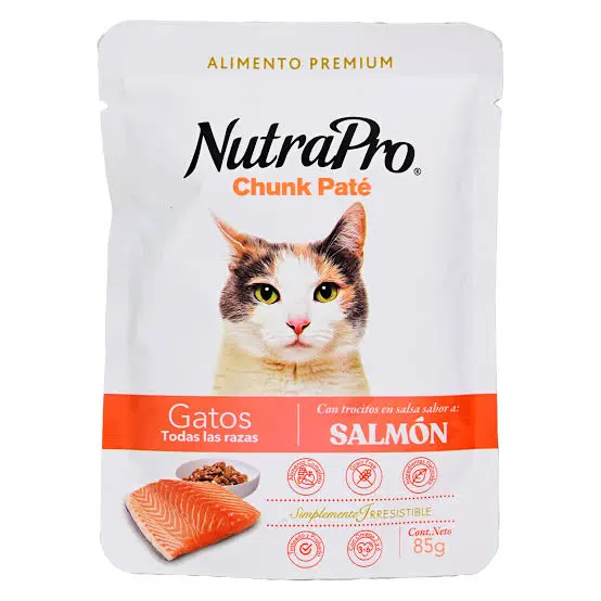 Alimento Húmedo NutraPro Salmon Gatos 85g